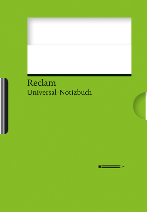 Reclams Universal-Notizbuch (grün) von Blum,  Wolfgang