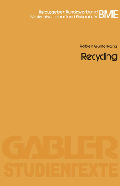 Recycling von Panz,  Robert Günter