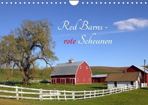 Red Barns – rote Scheunen (Wandkalender 2022 DIN A4 quer) von Grosskopf,  Rainer