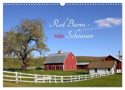 Red Barns – rote Scheunen (Wandkalender 2024 DIN A3 quer), CALVENDO Monatskalender von Grosskopf,  Rainer