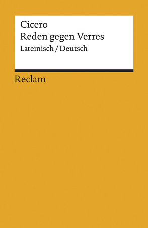 Reden gegen Verres. Gesamtausgabe von Cicero, Giebel,  Marion, Krüger,  Gerhard