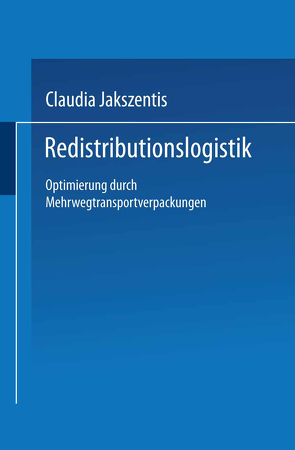 Redistributionslogistik von Jakszentis,  Claudia