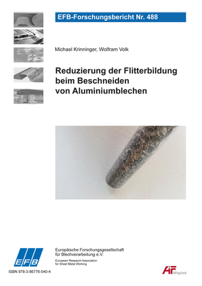 Reduzierung der Flitterbildung beim Beschneiden von Aluminiumblechen von Krinninger,  Michael, Volk,  Wolfram