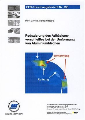 Reduzierung des Adhäsionsverschleißes bei der Umformung von Aluminiumblechen von Groche,  Peter, Nitzsche,  Gernot