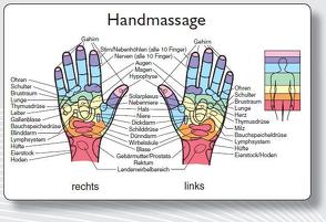 Reflexzonenmassagekarte „Hand“ von J.Kamphausen Mediengruppe GmbH