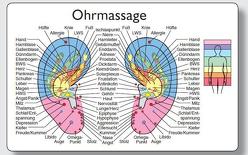 Reflexzonenmassagekarte „Ohr“ von J.Kamphausen Mediengruppe GmbH