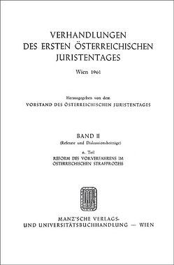 Reform d.Vorverfahrens i.öst. Strafprozeß von Lotheissen,  Wolfgang, Roeder,  Hermann