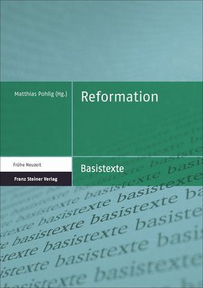 Reformation von Pohlig,  Matthias