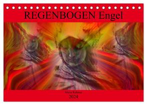 REGENBOGEN Engel (Tischkalender 2024 DIN A5 quer), CALVENDO Monatskalender von Rohmer,  Maria