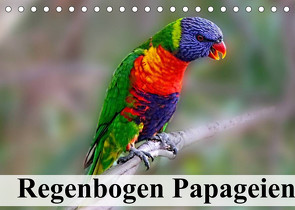 Regenbogen Papageien (Tischkalender 2022 DIN A5 quer) von Stanzer,  Elisabeth