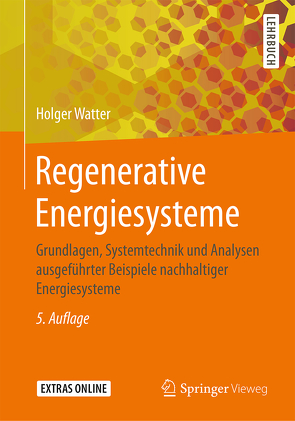 Regenerative Energiesysteme von Watter,  Holger