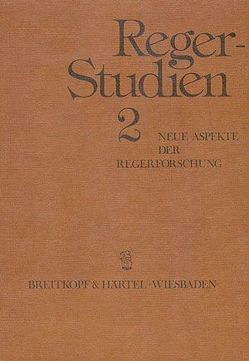 Reger Studien / Reger-Studien 2 von Shigihara,  Susanne