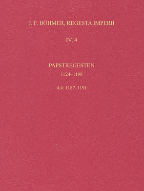 Regesta Imperii von Schmidt,  Ulrich