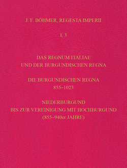 Regesta Imperii. I. Die Regesten des Kaiserreichs unter den Karolingern 751-918 (987/1032) von Zielinski,  Herbert