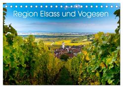 Region Elsass und Vogesen (Tischkalender 2024 DIN A5 quer), CALVENDO Monatskalender von Voigt,  Tanja