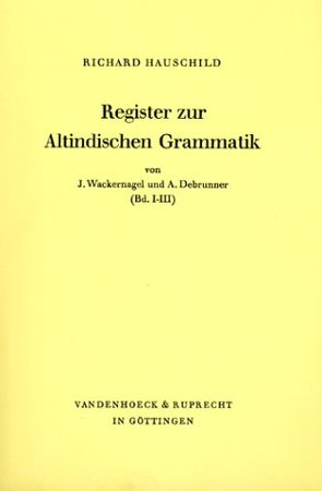 Register von Hauschild,  Richard, Wackernagel,  Jakob