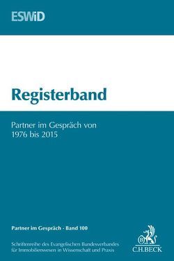 Registerband von Evangelischen Bundesverband für Immobilienwesen in Wissenschaft und Praxis