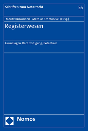 Registerwesen von Brinkmann,  Moritz, Schmoeckel,  Mathias