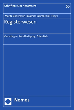 Registerwesen von Brinkmann,  Moritz, Schmoeckel,  Mathias