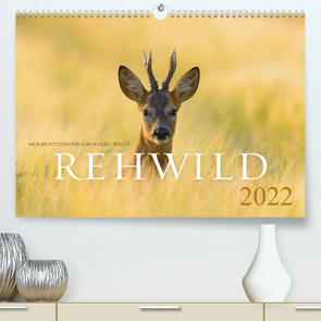 Rehwild 2022 (Premium, hochwertiger DIN A2 Wandkalender 2022, Kunstdruck in Hochglanz) von Breuer,  Michael