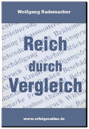 Reich durch Vergleich von Rademacher,  Wolfgang