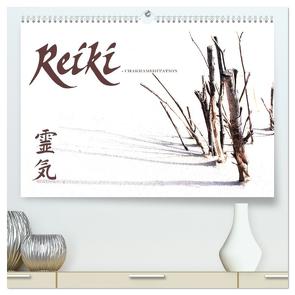 REIKI – Chakrameditation (hochwertiger Premium Wandkalender 2024 DIN A2 quer), Kunstdruck in Hochglanz von Weiss,  Michael