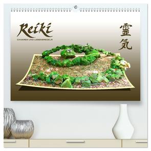 REIKI – Chakren und Lebensregeln (hochwertiger Premium Wandkalender 2024 DIN A2 quer), Kunstdruck in Hochglanz von Weiss,  Michael