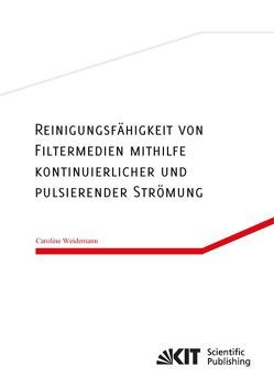 Reinigungsfähigkeit von Filtermedien mithilfe kontinuierlicher und pulsierender Strömung von Weidemann,  Caroline