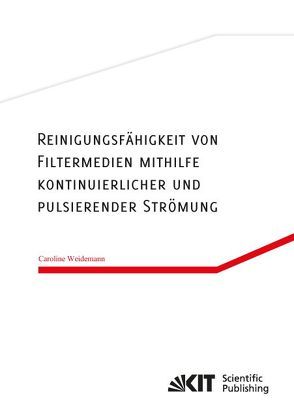 Reinigungsfähigkeit von Filtermedien mithilfe kontinuierlicher und pulsierender Strömung von Weidemann,  Caroline