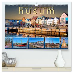 Reise an die Nordsee – Husum (hochwertiger Premium Wandkalender 2024 DIN A2 quer), Kunstdruck in Hochglanz von Roder,  Peter