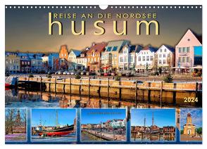 Reise an die Nordsee – Husum (Wandkalender 2024 DIN A3 quer), CALVENDO Monatskalender von Roder,  Peter