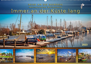 Reise an die Nordsee – Weltnaturerbe Wattenmeer, immer an der Küste lang (Wandkalender 2023 DIN A2 quer) von Roder,  Peter