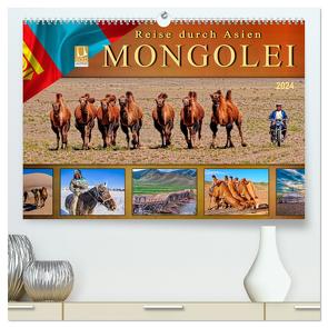 Reise durch Asien – Mongolei (hochwertiger Premium Wandkalender 2024 DIN A2 quer), Kunstdruck in Hochglanz von Roder,  Peter