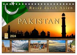 Reise durch Asien – Pakistan (Tischkalender 2024 DIN A5 quer), CALVENDO Monatskalender von Roder,  Peter