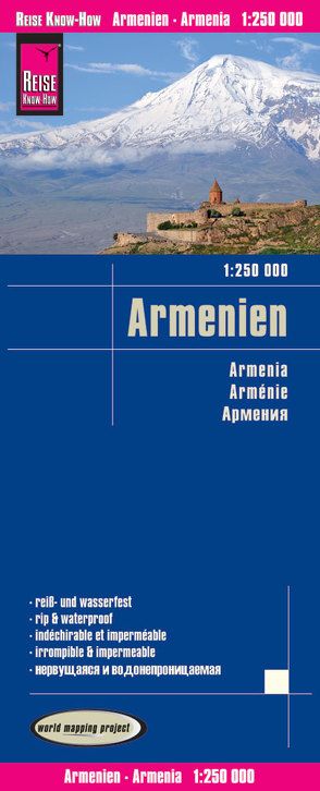 Reise Know-How Landkarte Armenien / Armenia (1:250.000) von Peter Rump,  Reise Know-How Verlag