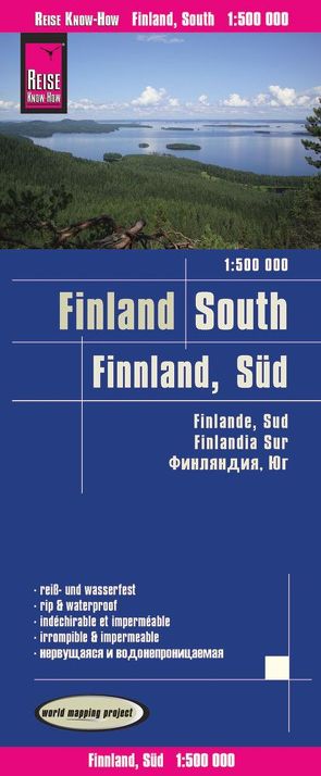 Reise Know-How Landkarte Finnland, Süd (1:500.000) von Peter Rump,  Reise Know-How Verlag