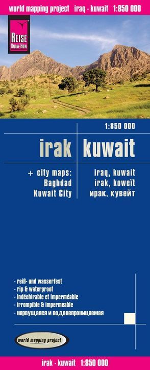 Reise Know-How Landkarte Irak, Kuwait (1:850.000) von Peter Rump,  Reise Know-How Verlag