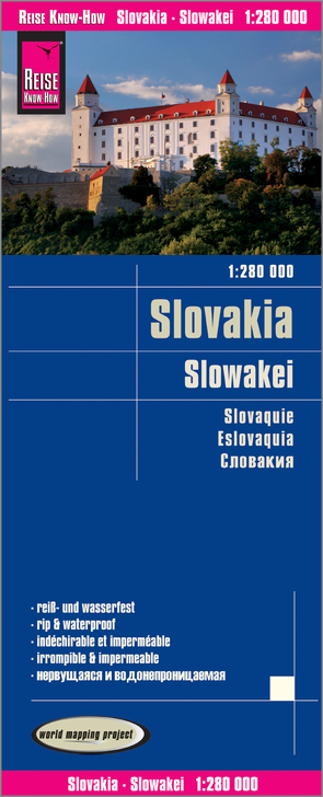 Reise Know-How Landkarte Slowakei (1:280.000) von Peter Rump,  Reise Know-How Verlag