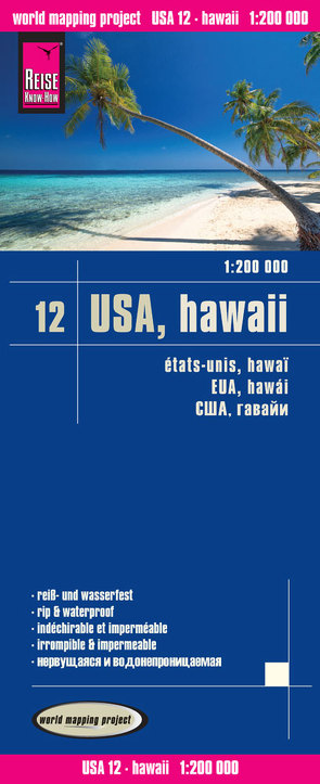 Reise Know-How Landkarte USA 12, Hawaii (1:200.000) von Peter Rump,  Reise Know-How Verlag