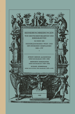 Reise Nach Brasilien, 1623–1626 von Aldenburgk,  Johann Gregor