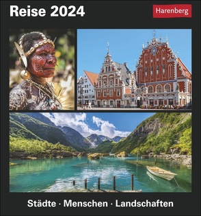 Reise Tagesabreißkalender 2024 von Petra Dubilski,  Martina Schnober-Sen