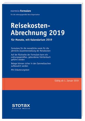 Reisekosten-Abrechnung 2019 mit Kalendarium