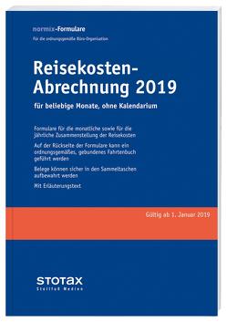 Reisekosten-Abrechnungen 2019 ohne Kalendarium