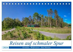 Reisen auf schmaler Spur – Kromlau – Weißwasser – Bad Muskau (Tischkalender 2024 DIN A5 quer), CALVENDO Monatskalender von Fotografie,  ReDi