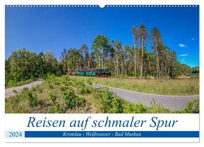 Reisen auf schmaler Spur – Kromlau – Weißwasser – Bad Muskau (Wandkalender 2024 DIN A2 quer), CALVENDO Monatskalender von Fotografie,  ReDi