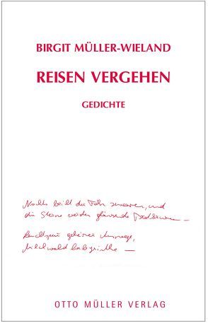 Reisen Vergehen von Müller-Wieland,  Birgit