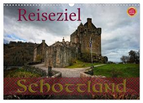 Reiseziel Schottland (Wandkalender 2024 DIN A3 quer), CALVENDO Monatskalender von Cross,  Martina