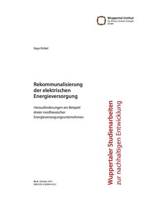 Rekommunalisierung der elektrischen Energieversorgung