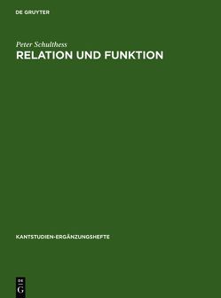 Relation und Funktion von Schulthess,  Peter