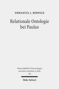 Relationale Ontologie bei Paulus von Rehfeld,  Emmanuel L.